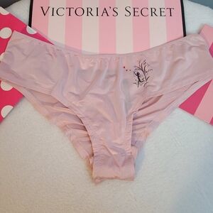 VTG VS Sexy Little Things Silky Satin Scrunch Butt Cupid Hipster Panty Size Lg